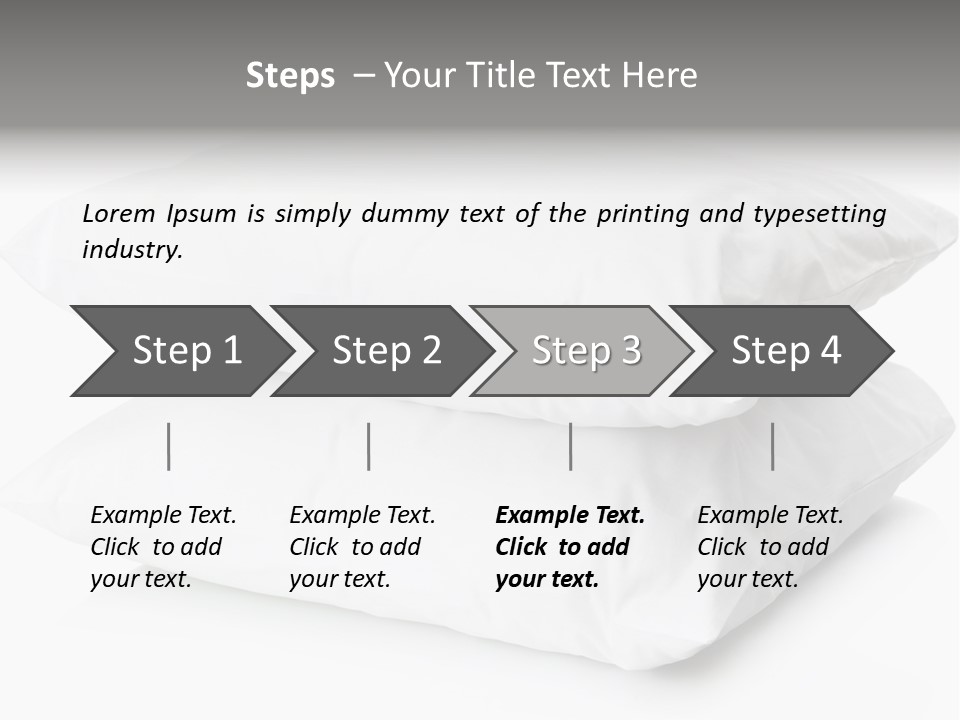 Pillows Household Pillow PowerPoint Template