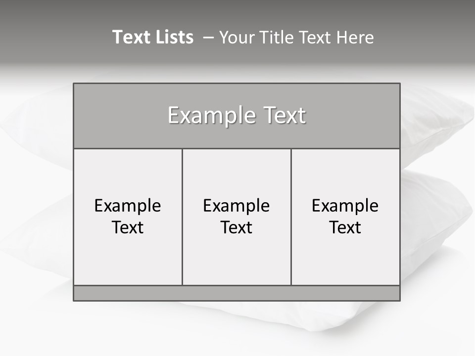 Pillows Household Pillow PowerPoint Template