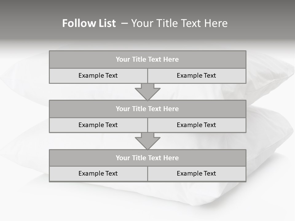 Pillows Household Pillow PowerPoint Template