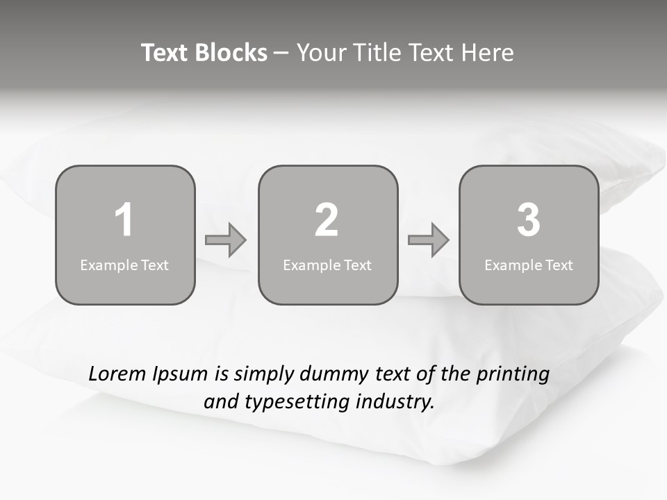 Pillows Household Pillow PowerPoint Template