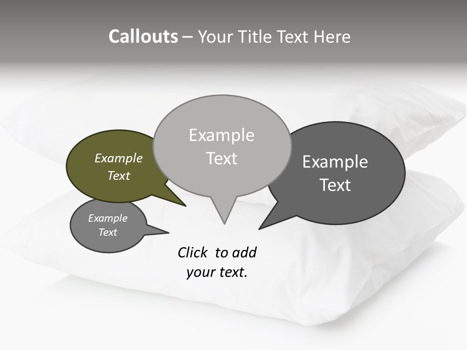 Pillows Household Pillow PowerPoint Template