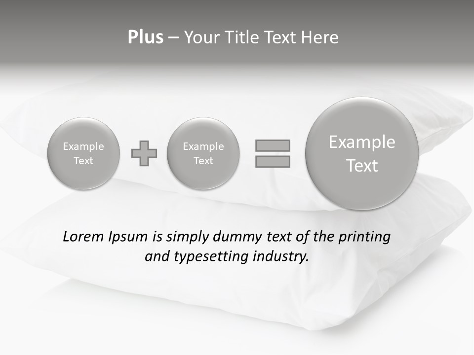 Pillows Household Pillow PowerPoint Template