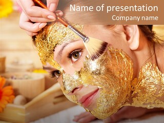 Thai Body Face PowerPoint Template