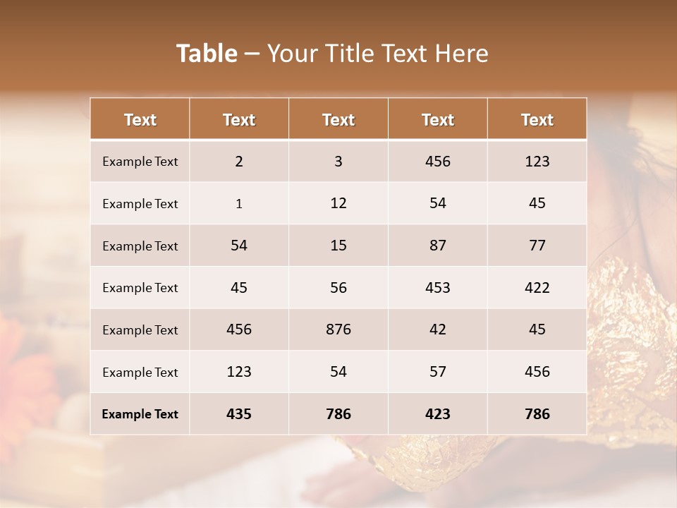 Thai Body Face PowerPoint Template