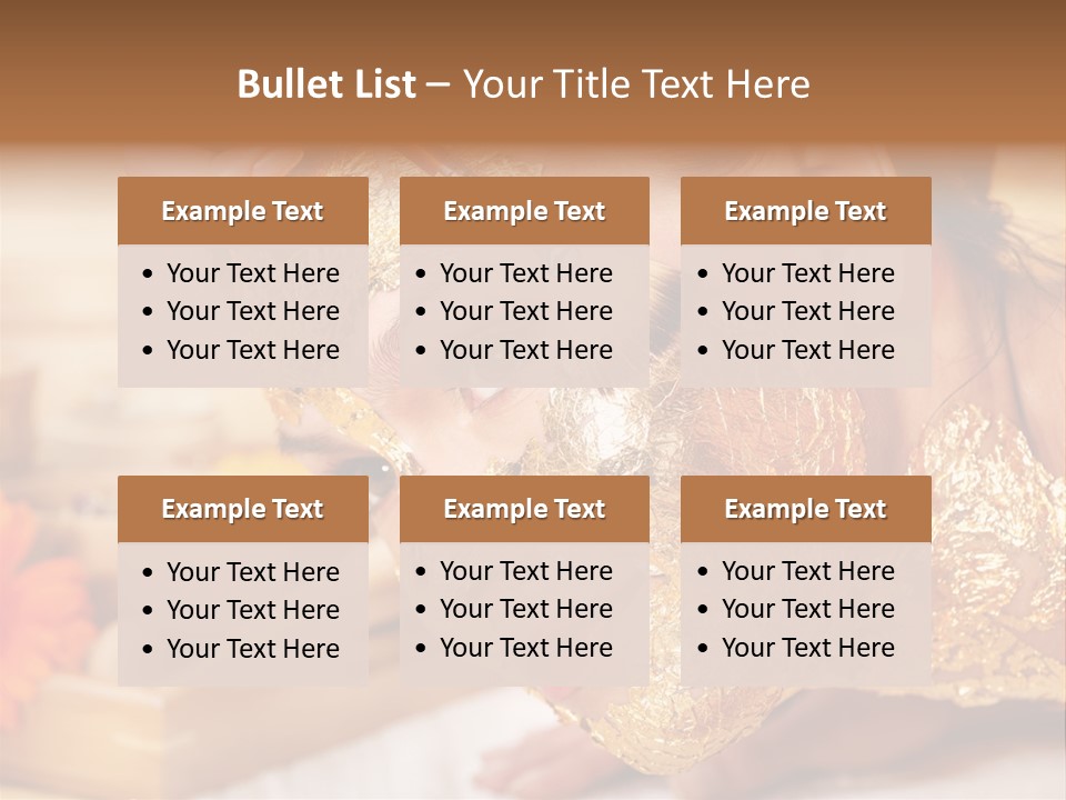 Thai Body Face PowerPoint Template