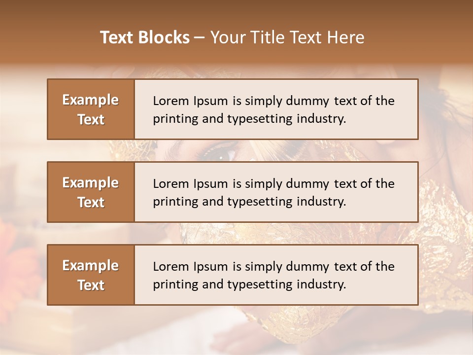 Thai Body Face PowerPoint Template