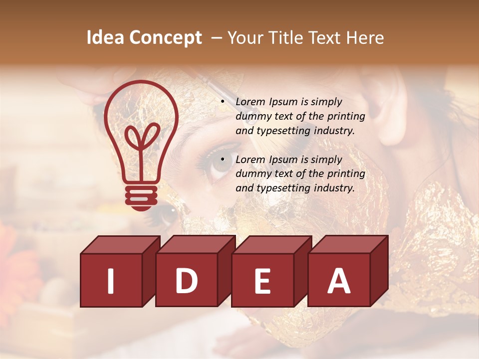 Thai Body Face PowerPoint Template