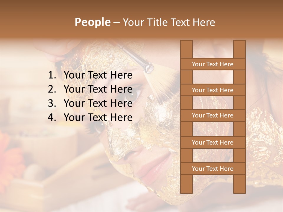 Thai Body Face PowerPoint Template