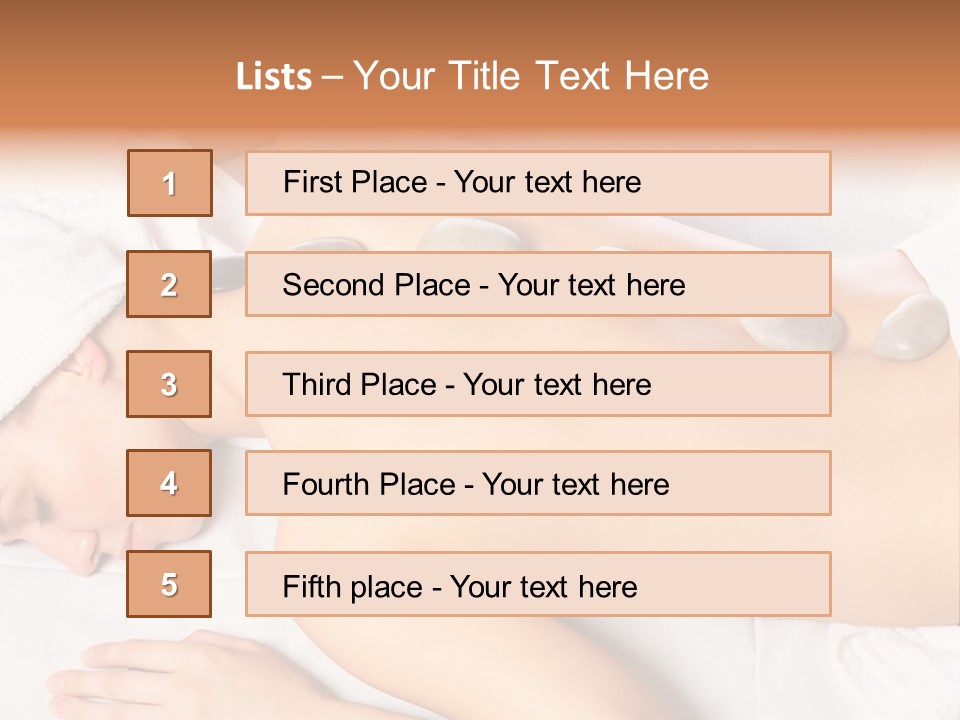 Muscle Retreat Stress PowerPoint Template