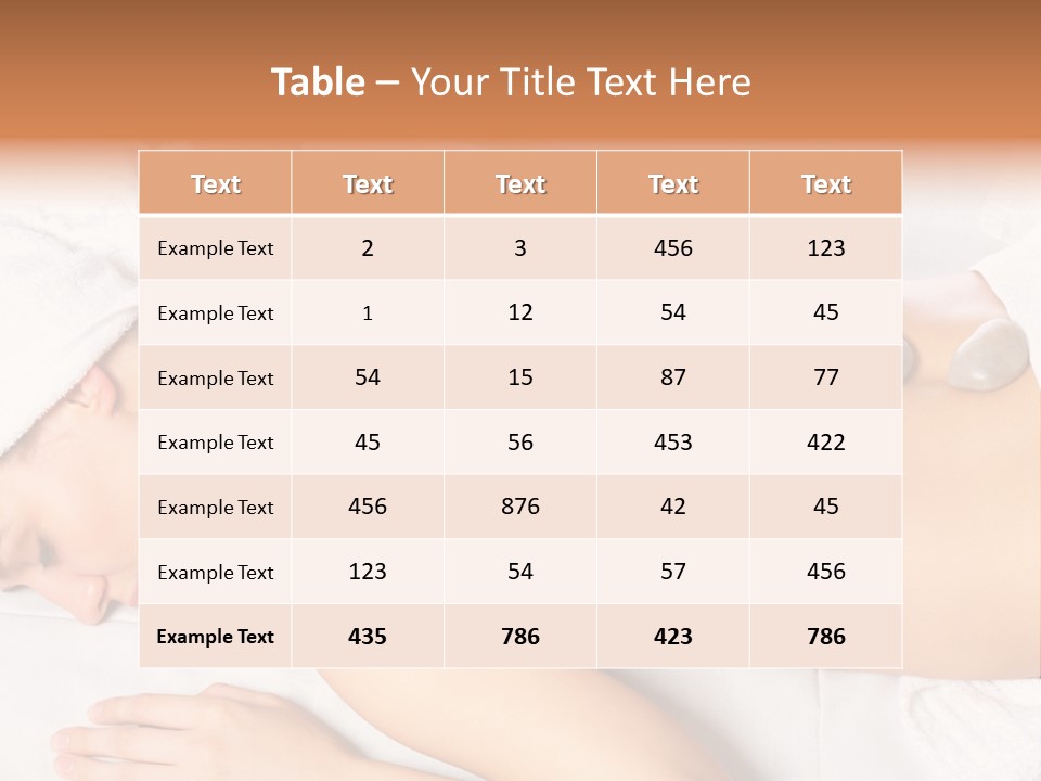 Muscle Retreat Stress PowerPoint Template