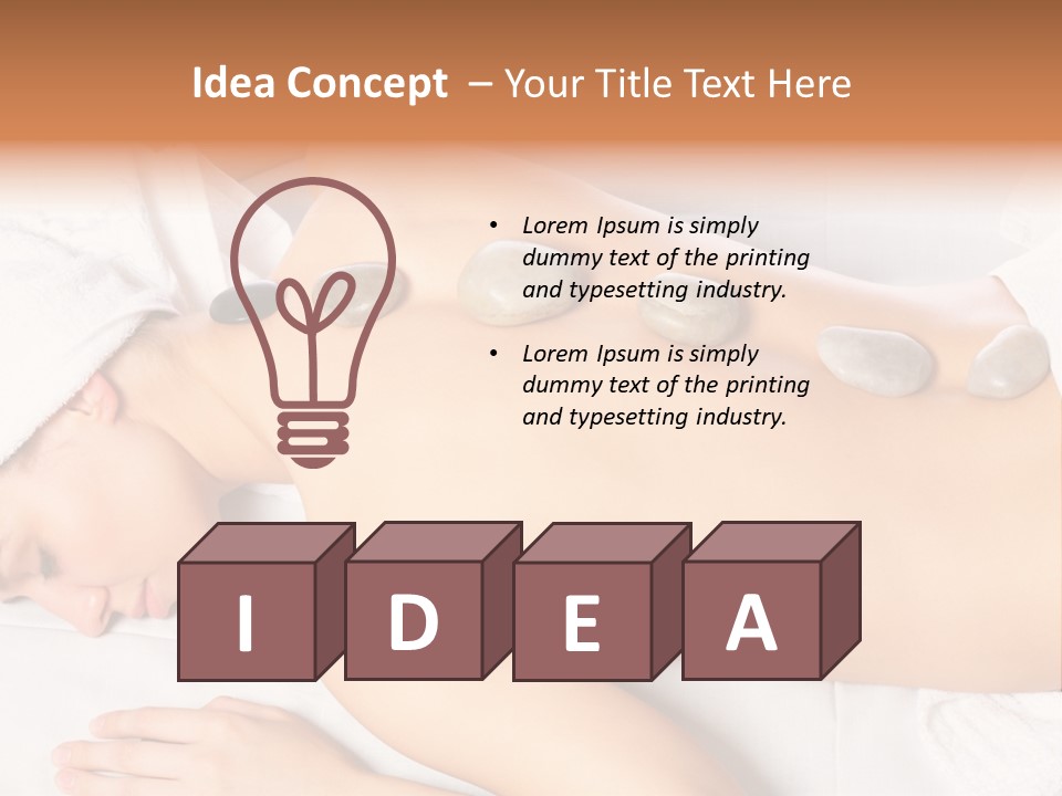 Muscle Retreat Stress PowerPoint Template