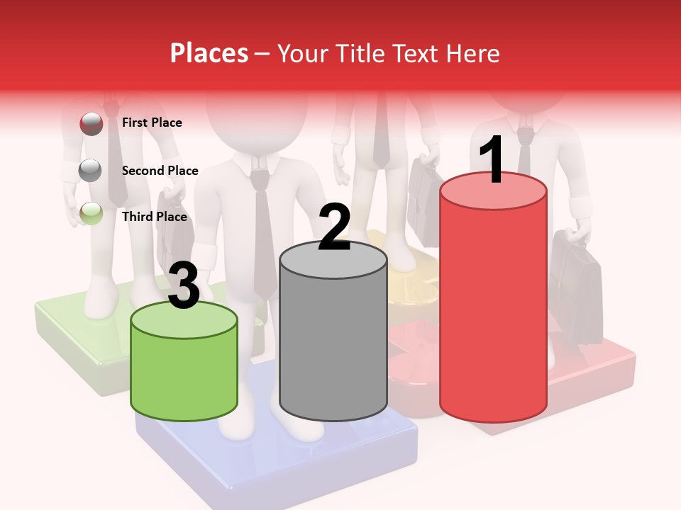 Illustration Person Join PowerPoint Template