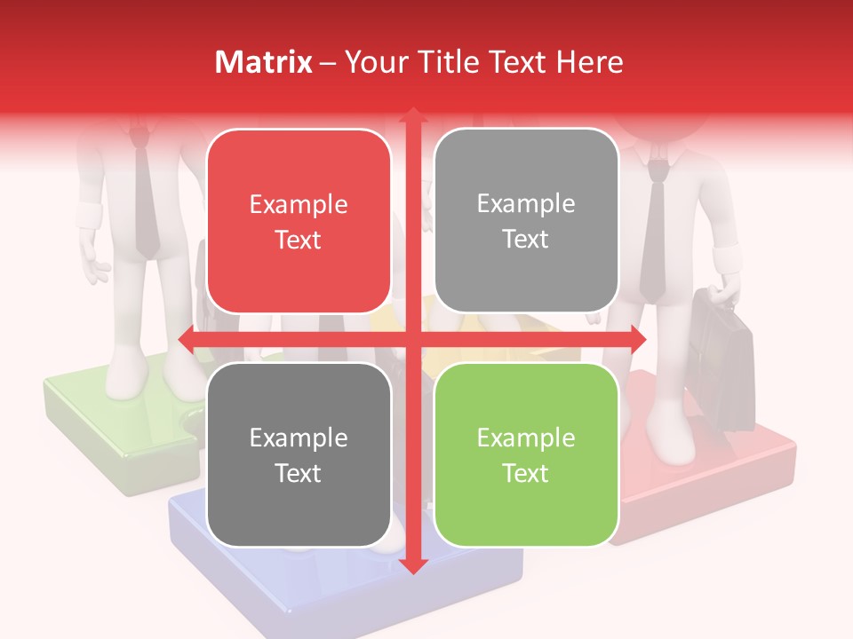 Illustration Person Join PowerPoint Template