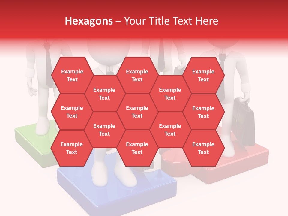 Illustration Person Join PowerPoint Template