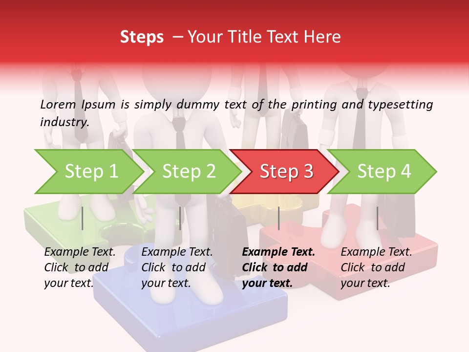 Illustration Person Join PowerPoint Template