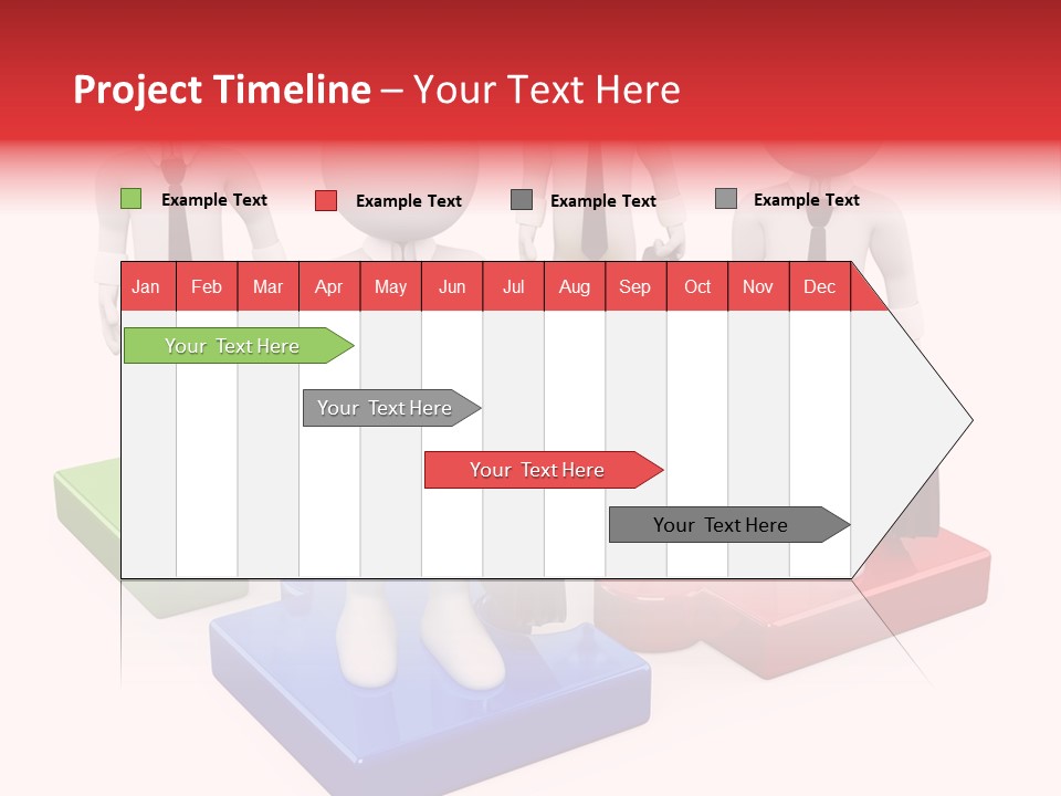 Illustration Person Join PowerPoint Template
