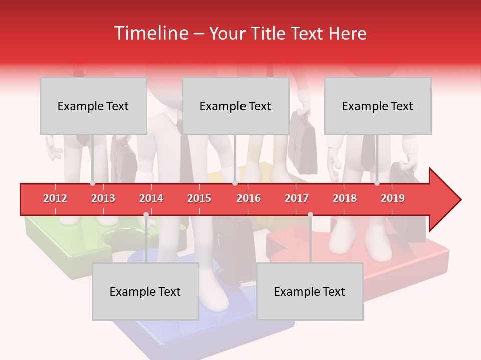 Illustration Person Join PowerPoint Template