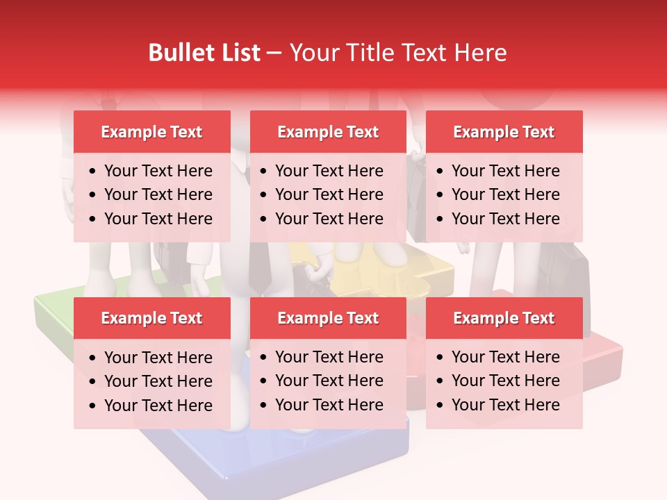 Illustration Person Join PowerPoint Template