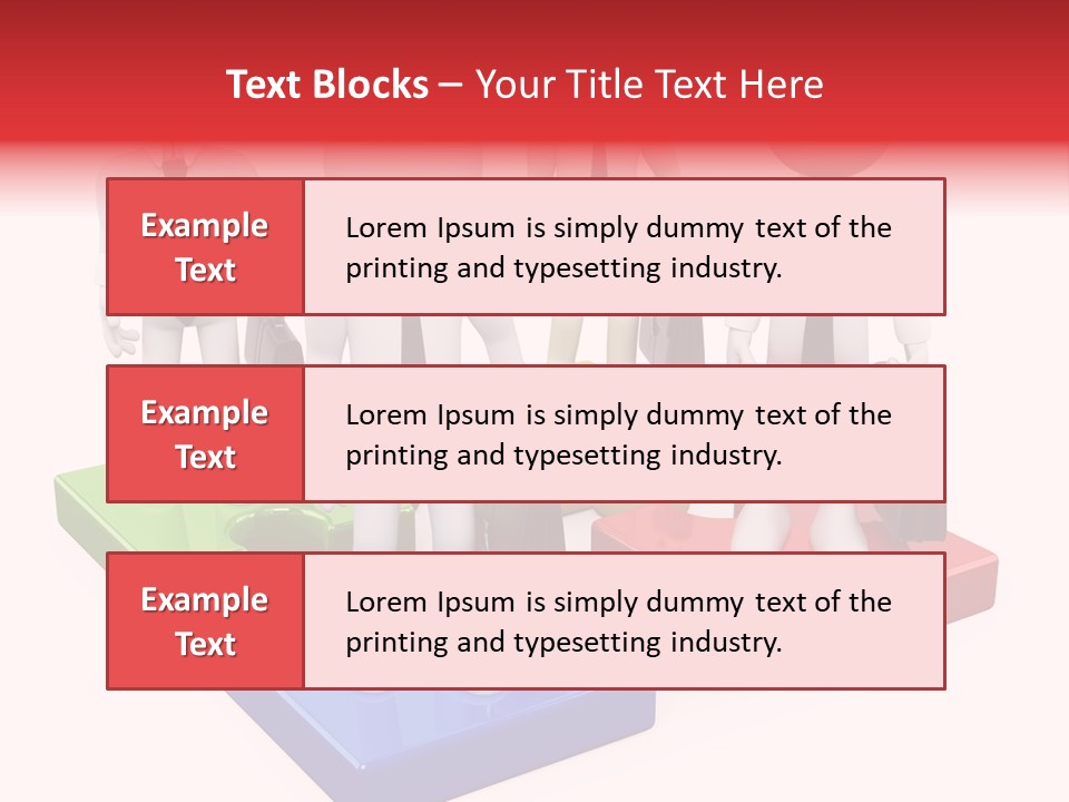 Illustration Person Join PowerPoint Template
