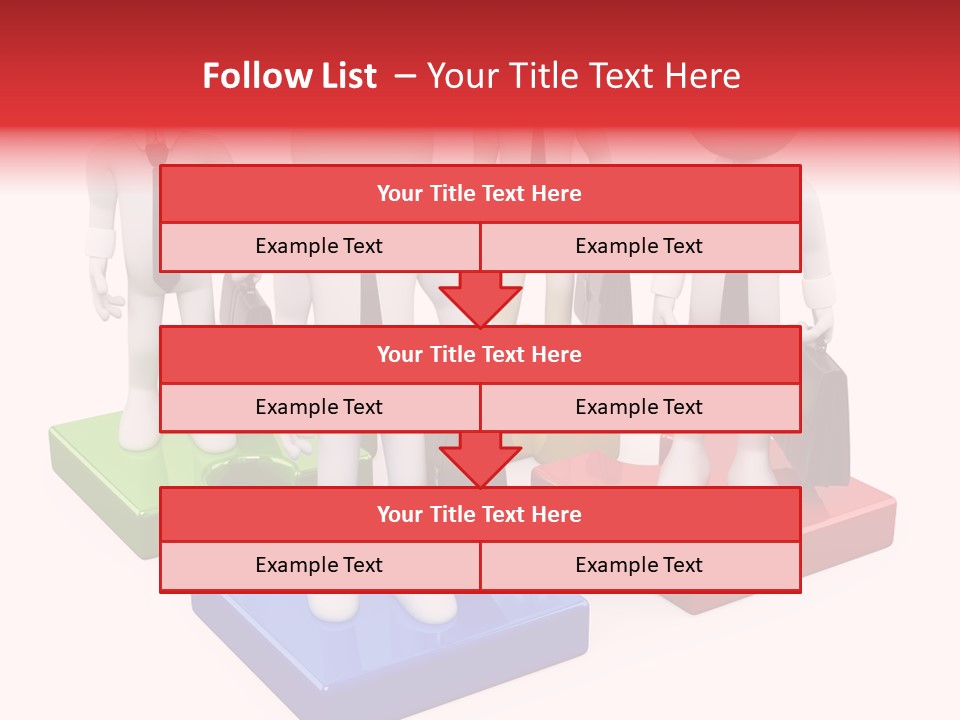 Illustration Person Join PowerPoint Template