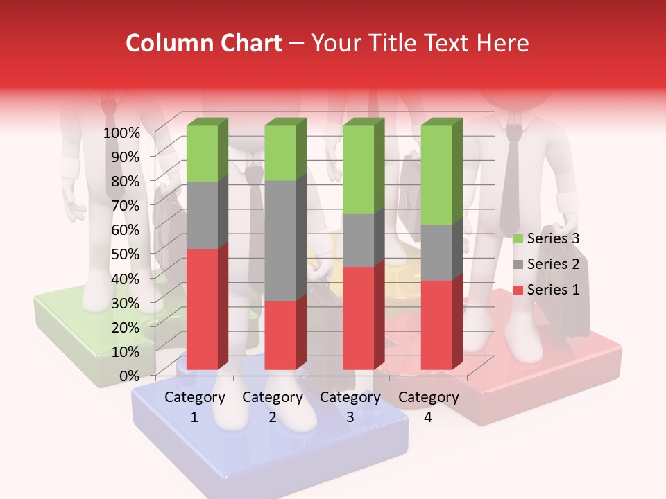 Illustration Person Join PowerPoint Template