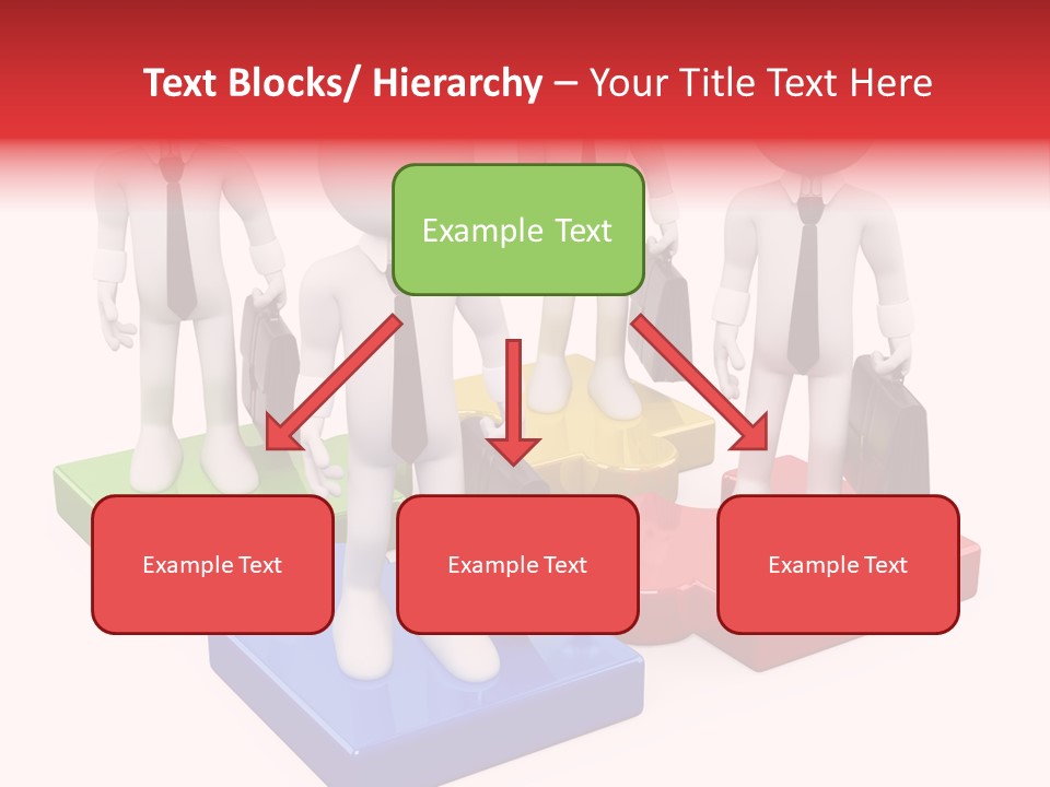 Illustration Person Join PowerPoint Template