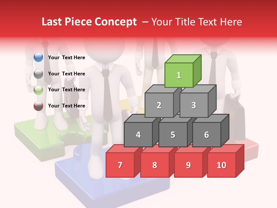 Illustration Person Join PowerPoint Template