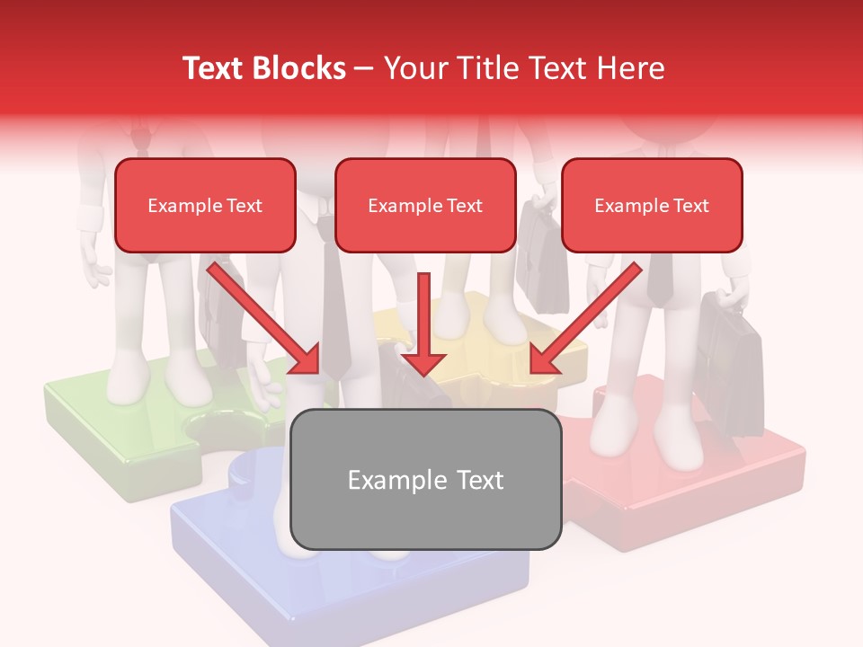 Illustration Person Join PowerPoint Template
