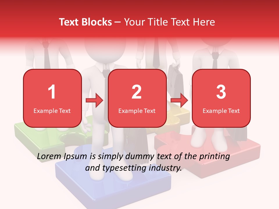 Illustration Person Join PowerPoint Template