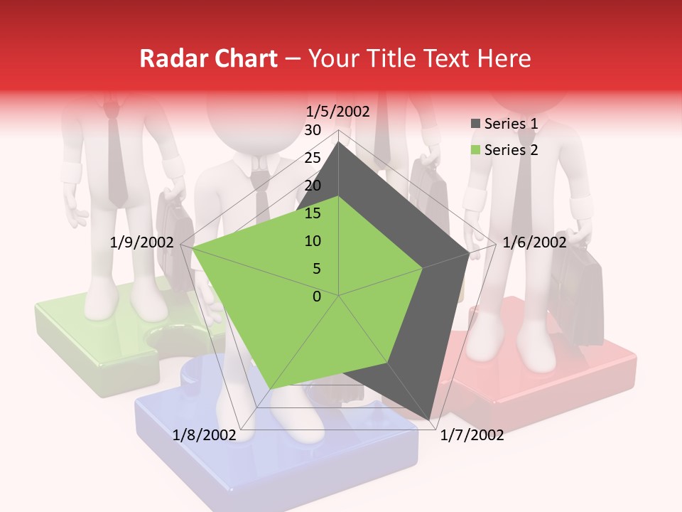 Illustration Person Join PowerPoint Template