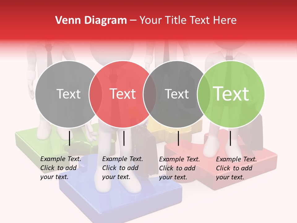 Illustration Person Join PowerPoint Template