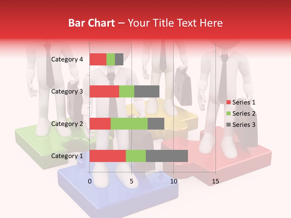 Illustration Person Join PowerPoint Template