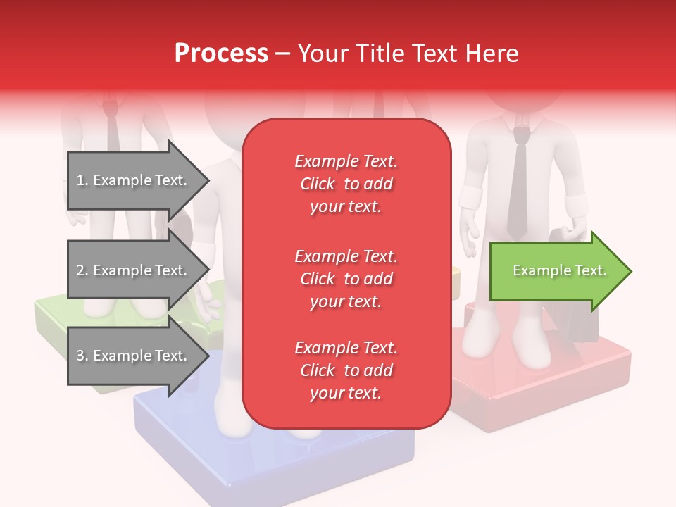 Illustration Person Join PowerPoint Template