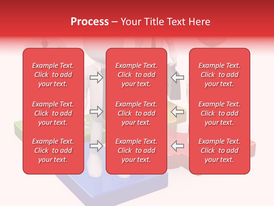 Illustration Person Join PowerPoint Template