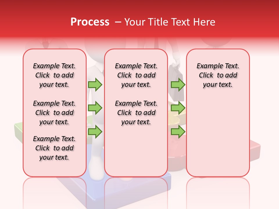 Illustration Person Join PowerPoint Template