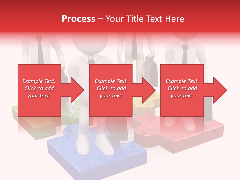 Illustration Person Join PowerPoint Template
