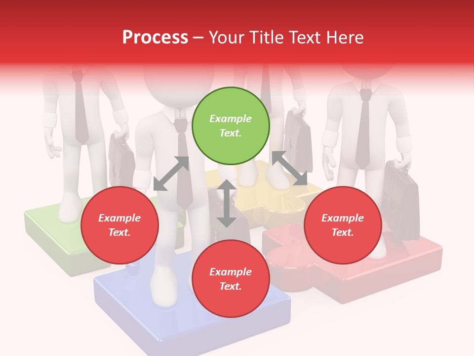 Illustration Person Join PowerPoint Template