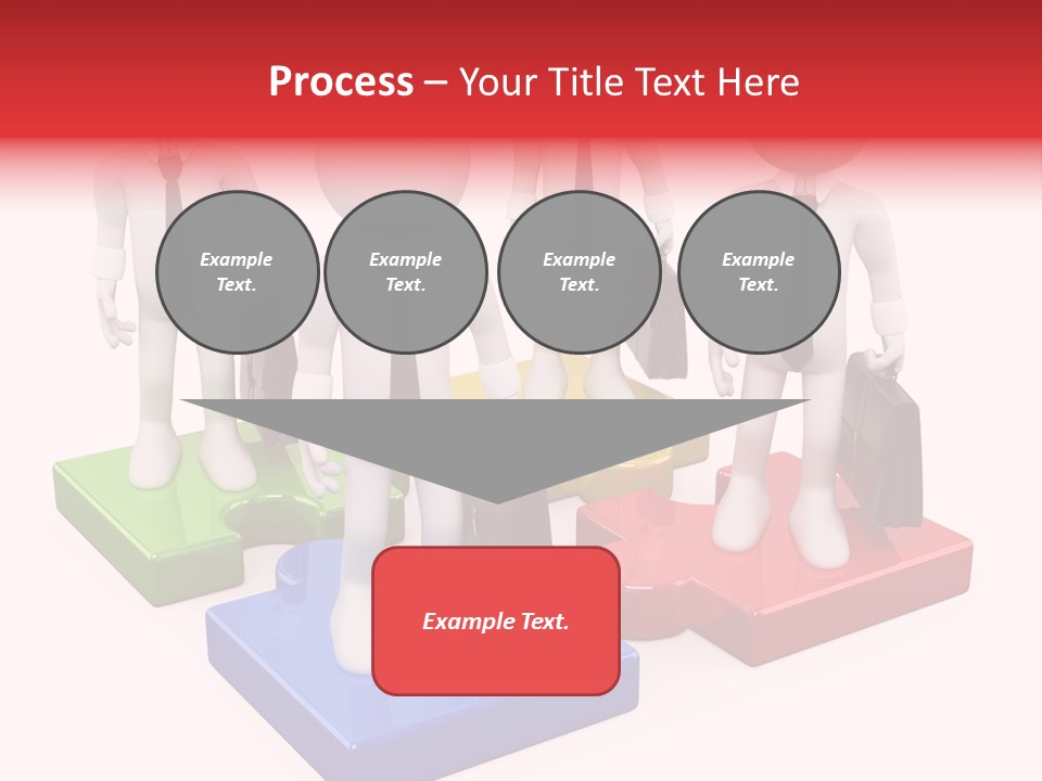 Illustration Person Join PowerPoint Template