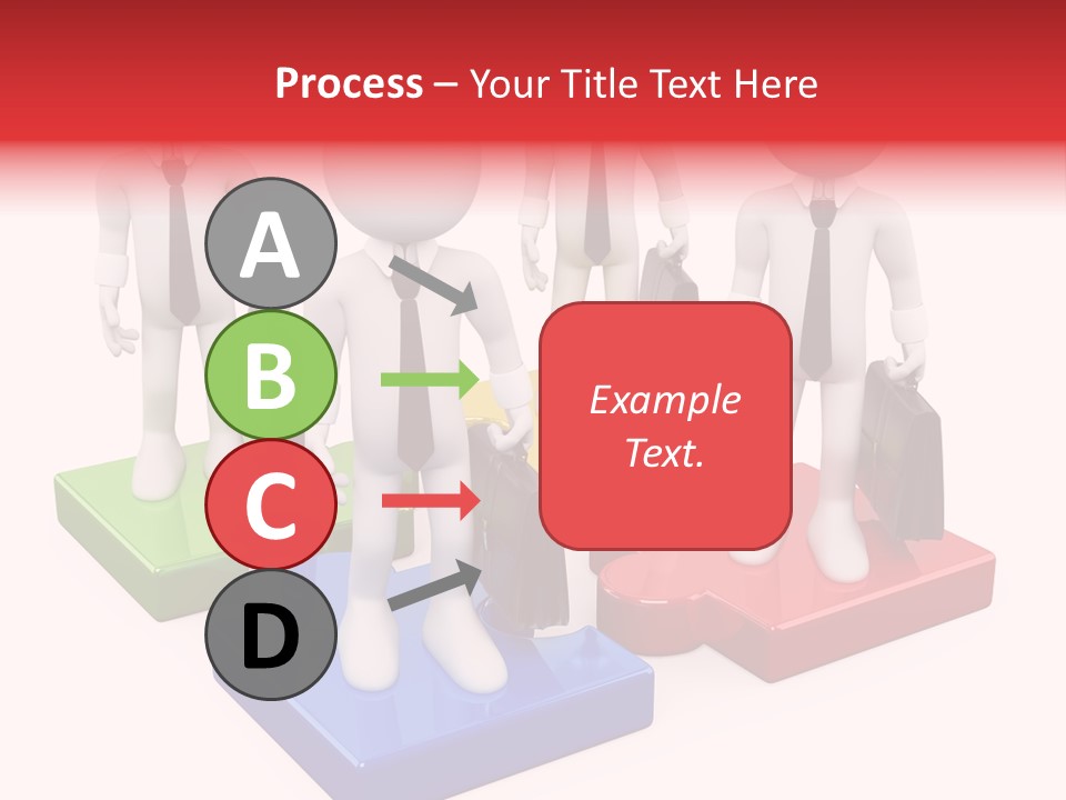 Illustration Person Join PowerPoint Template