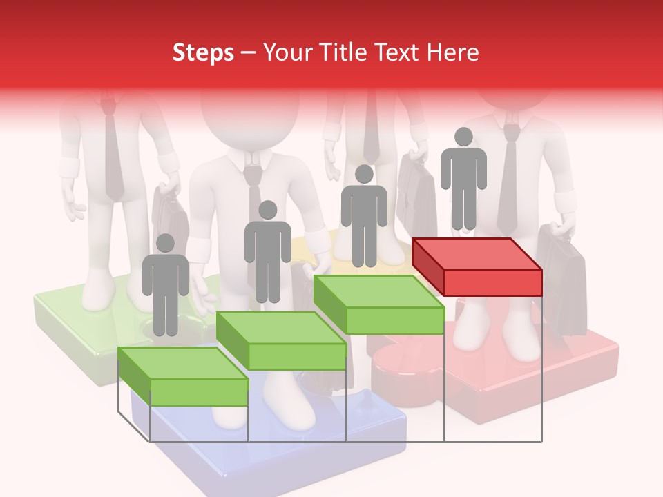 Illustration Person Join PowerPoint Template