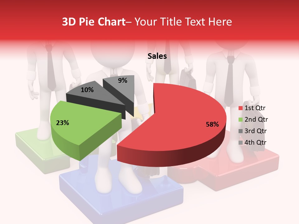 Illustration Person Join PowerPoint Template