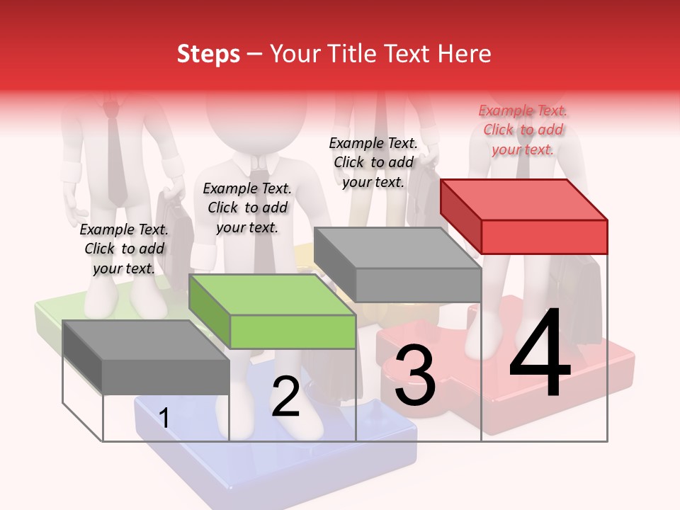 Illustration Person Join PowerPoint Template
