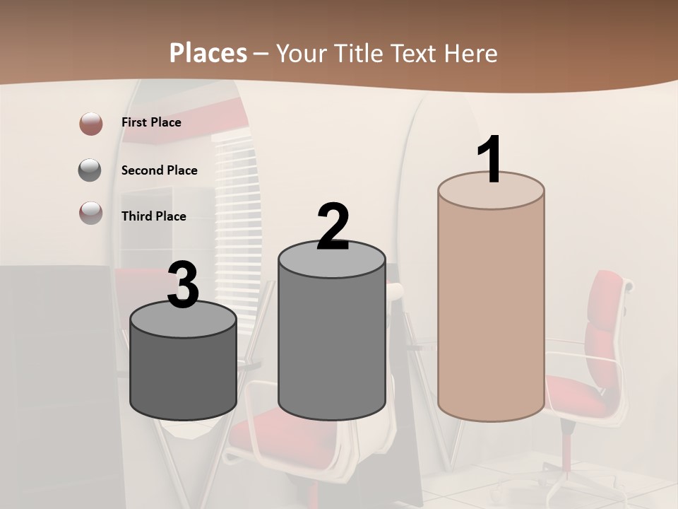 Beautiful Perspective Fashionable Beauty Reflection PowerPoint Template