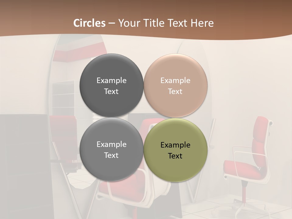 Beautiful Perspective Fashionable Beauty Reflection PowerPoint Template
