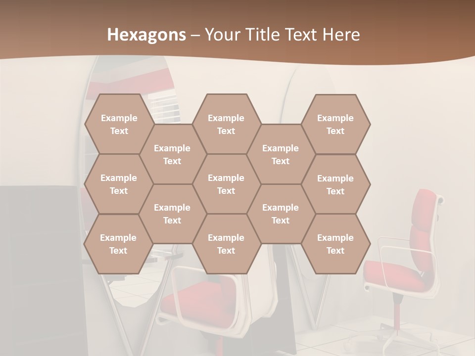 Beautiful Perspective Fashionable Beauty Reflection PowerPoint Template