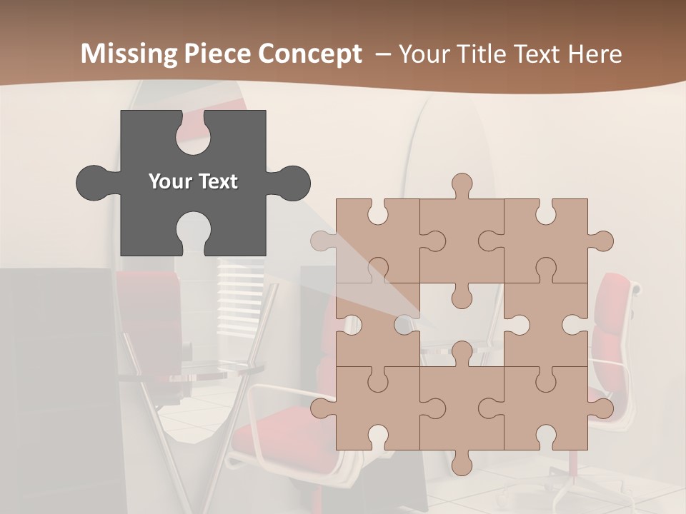 Beautiful Perspective Fashionable Beauty Reflection PowerPoint Template