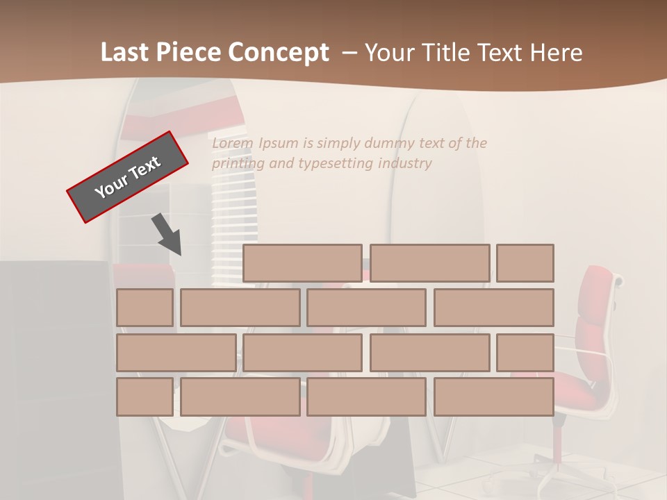 Beautiful Perspective Fashionable Beauty Reflection PowerPoint Template