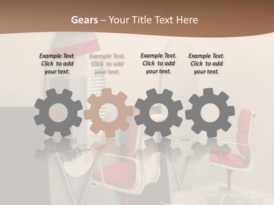 Beautiful Perspective Fashionable Beauty Reflection PowerPoint Template