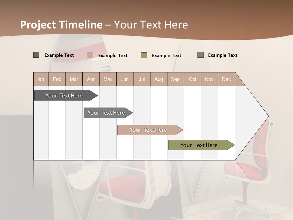 Beautiful Perspective Fashionable Beauty Reflection PowerPoint Template