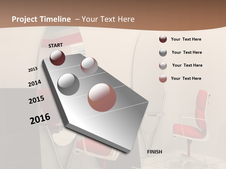 Beautiful Perspective Fashionable Beauty Reflection PowerPoint Template